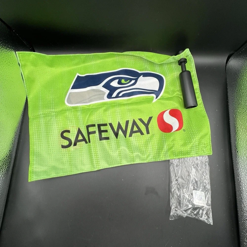 Seattle Seahawks Rally Towel‎ with Handle NFL Football Safeway ~ NEW